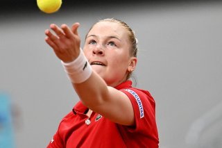 Un grand match de Céline Naef à Radom pour entretenir l'espoir. KEYSTONE/EPA/Piotr Polak